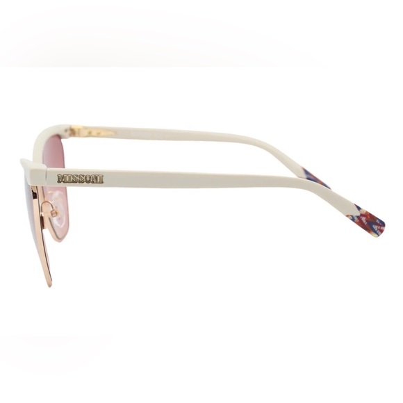 Missoni | Women's Ivory Gold Pink Gradient Women's Sunglasses 60-15-140 | NWT - Picture 2 of 8